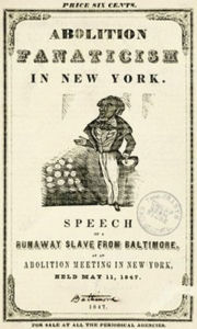 Title: Abolition Fanaticism in New York (Illustrated), Author: Frederick Douglass