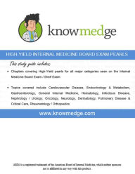 Title: Knowmedge High Yield Internal Medicine Board Exam Pearls, Author: Sunir Kumar MD