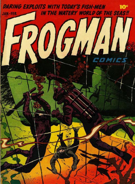 Frogman Number 1 War Comic Book