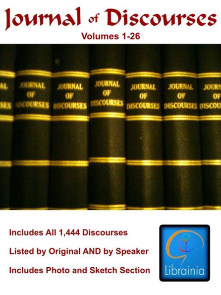 Journal of Discourses (All 26 Volumes) - Speaker Index w/Biographical Sketch