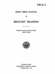 Title: Military Training Basic Field Manual 21-5, Author: Leon Kowalski