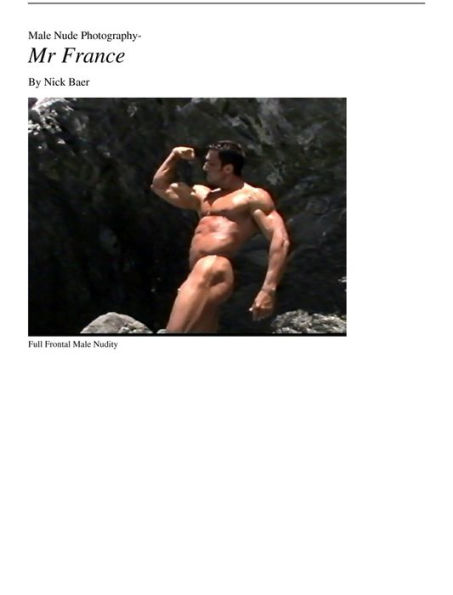 Male Nude Photography- Mr France