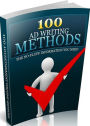 Extra Income eBook - 100 Advertising Wrting Methods - Way to grab people's attention and show them how they can benefit from your product or service...