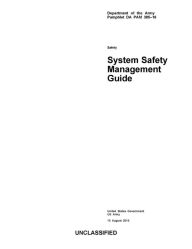 Title: Department of the Army Pamphlet DA PAM 385-16 System Safety Management Guide 13 August 2013, Author: United States Government US Army