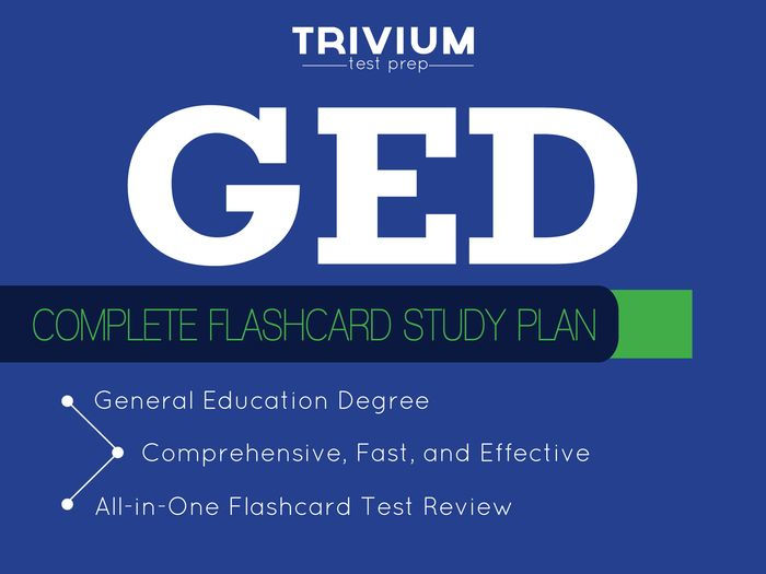 GED Flashcards Complete Flashcard Study Plan by Trivium Test Prep