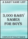 3,000 Baby Names for Boys