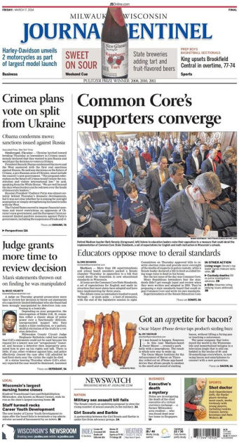 Milwaukee journal sentinel singles