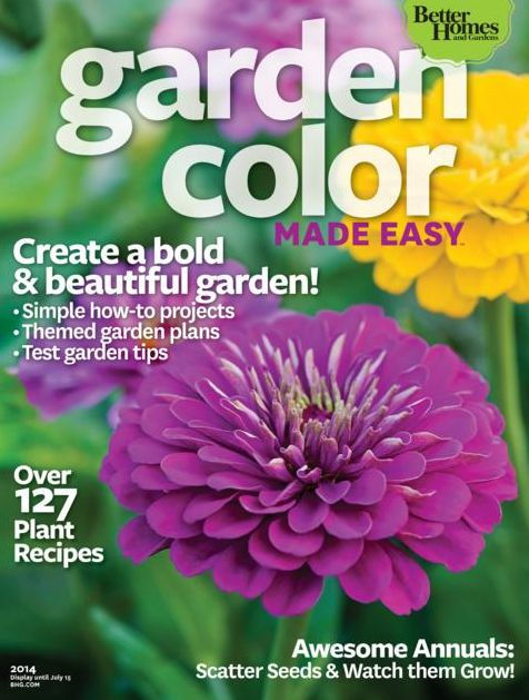 Better Homes And Gardens Garden Color Made Easy 2014 By Meredith