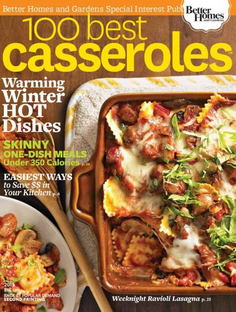 Better Homes And Gardens 100 Best Casseroles 2015 By Meredith