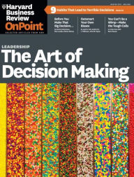 Title: Harvard Business Review OnPoint - Winter 2015, Author: Harvard Business Review OnPoint