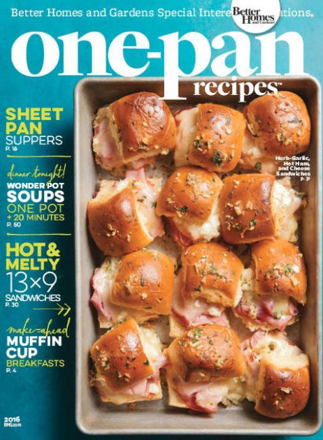 Better Homes And Gardens One Pan Recipes 2016 By Meredith