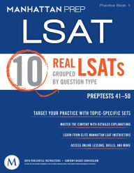 Title: 10 Real LSATs Grouped by Question Type, Author: - Manhattan Prep