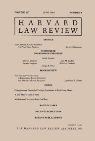 Title: Harvard Law Review: Volume 127, Number 8 - June 2014, Author: Harvard Law Review