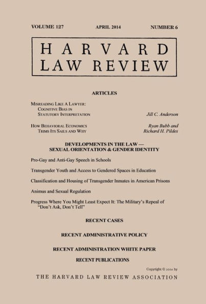 Harvard Law Review: Volume 127, Number 6 - April 2014