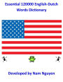 Essential 120000 English-Dutch Words Dictionary