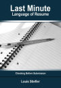 Last Minute Language of Resume