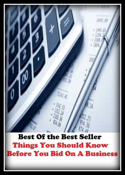 Best of the best sellers Thinks You Should Know Before You Bid On A Busi ( education, university, varsity, college, degree, graduation, post graduation, bba, mba, business administration, marketing, management )