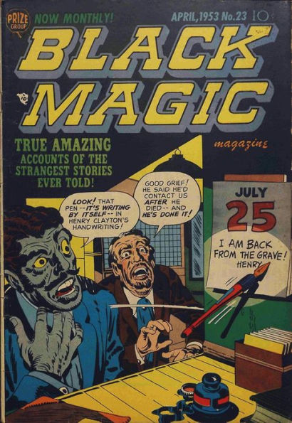 Black Magic Number 23 Horror Comic Book