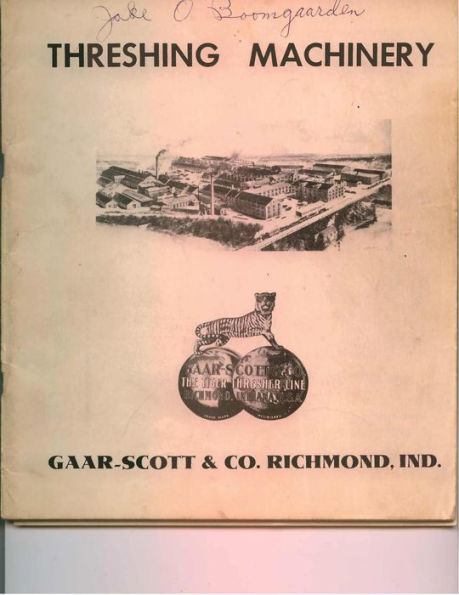 Gaar Scott Steam Engine Catalog
