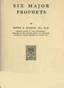 Six Major Prophets