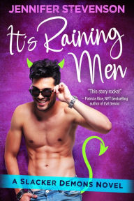 Title: It's Raining Men, Author: Jennifer Stevenson