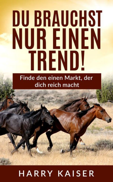 Du brauchst nur einen Trend!: Finde den einen Markt, der dich reich macht