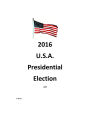 2016 U.S.A. Presidential Election 2.0