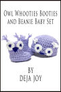 Owl Whooties Booties and Beanie Baby Set