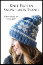 Knit Frozen Snowflakes Beanie