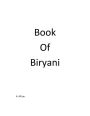 Book Of Biryani