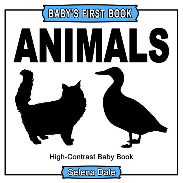 Baby' First Book Animals HighContrast Black And White Baby Book by