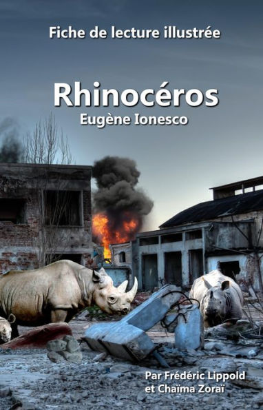 Fiche de lecture illustrée - Rhinocéros, d'Eugène Ionesco