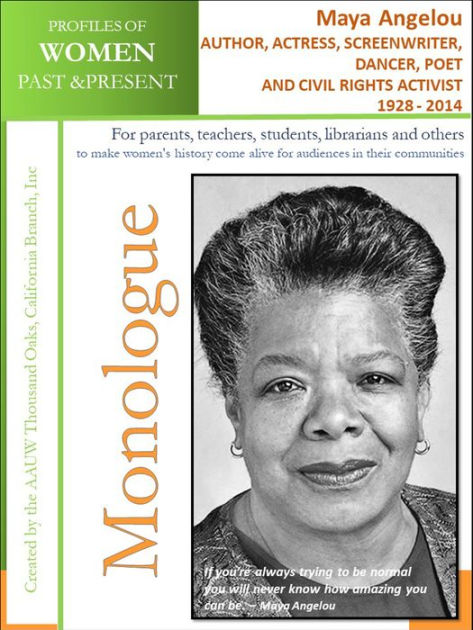 Profiles Of Women Past & Present -maya Angelou, Author, Actress 