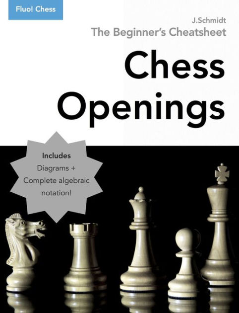 Chess Openings, The Beginner's Cheatsheet by J. Schmidt, eBook