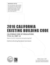 Title: 2016 California Existing Building Code, Author: State of California