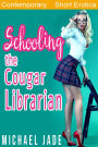 Schooling the Cougar Librarian (Hot librarian, Cougar and college student, Sex in the stacks/library, Caught masturbating in public, Rough hard sex, Unprotected bareback creampie, Risk of discovery)