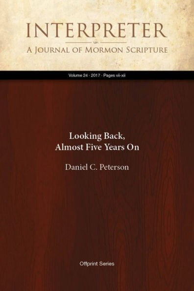 Looking Back, Almost Five Years On