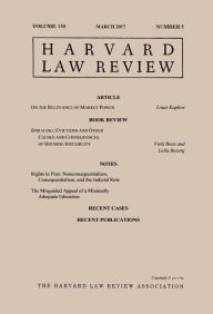 Title: Harvard Law Review: Volume 130, Number 5 - March 2017, Author: Harvard Law Review