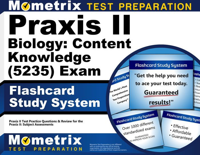 Praxis II Biology: Content Knowledge (5235) Exam Flashcard Study System ...