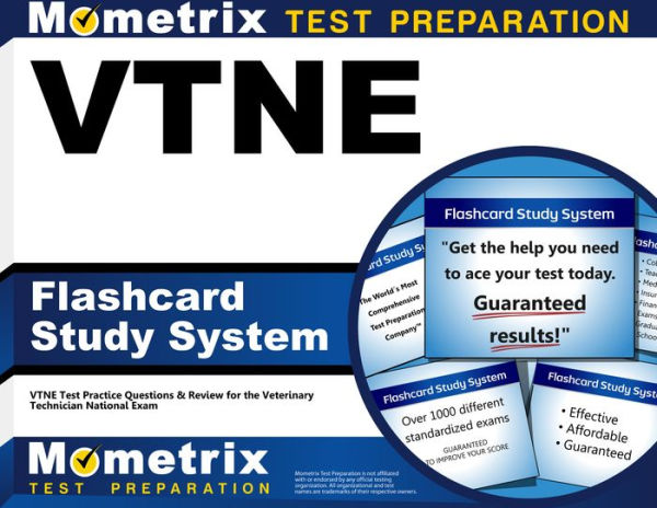 VTNE Flashcard Study System: VTNE Test Practice Questions & Review for the Veterinary Technician National Exam