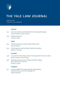 Title: Yale Law Journal: Volume 125, Number 5 - March 2016, Author: Yale Law Journal