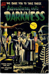 Title: Adventures Into Darkness Five Issue Jumbo Comic, Author: George Roussos
