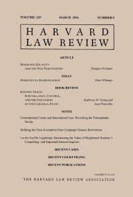 Title: Harvard Law Review: Volume 129, Number 5 - March 2016, Author: Harvard Law Review
