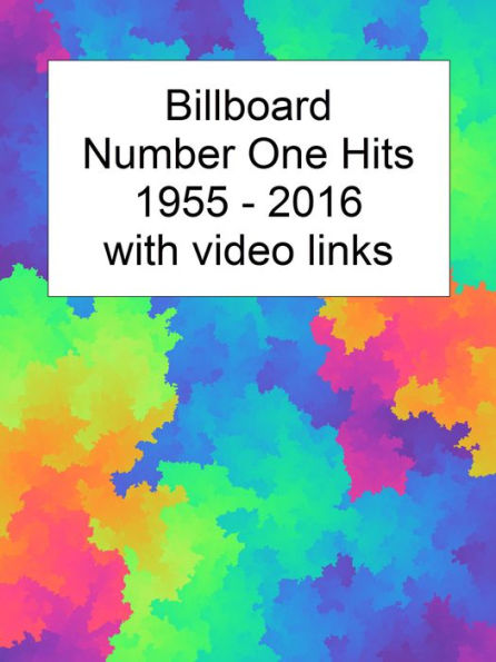 Billboard Number One Hits 1955-2016 with Video Links