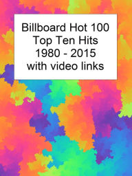 Title: Billboard Top Ten Hits 1980-2015 with Youtube Links, Author: BOLD RAIN