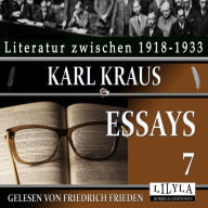 Essays 7: Der Reim, Promesse.