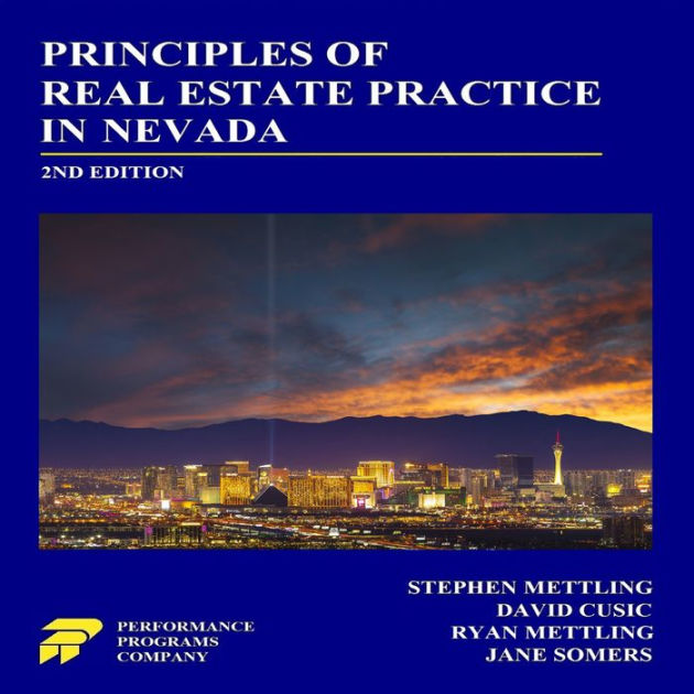 Principles Of Real Estate Practice In Nevada Nd Edition By Stephen