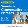 Conversational Phrases Swedish Audiobook: Level 1 - Absolute Beginner