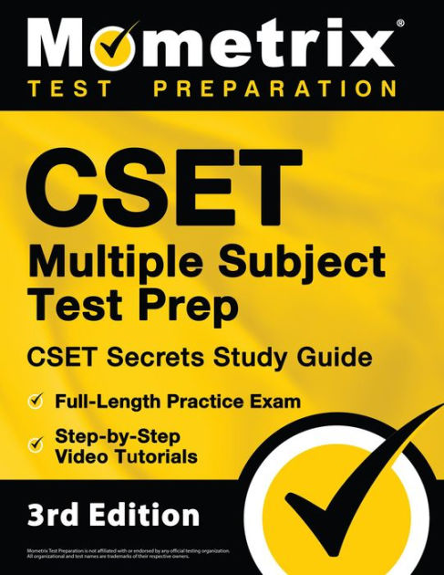 cset multiple subject 3