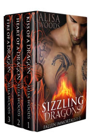 Title: Sizzling Dragons Box Set (Books 1-3: Fallen Immortals) - Dragon Shifter Paranormal Romance, Author: Alisa Woods